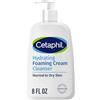 Cetaphil Cream to Foam Face Wash, Hydrating Foaming Cream Cleanser, 8 once, For Normal to Dry, Sensitive Skin, with Soothing Prebiotic Aloe, Hypoallergenic, Fragrance Free