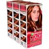 Garnier Color Sensation Colorazione Permanente in Crema Lunga Durata con Olio di Rosa Copre il 100% dei Capelli Bianchi Colore 6.35 Castano Chiaro Cioccolato - 3 Tinte