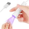 Alaoo Mini Lampada UV LED Unghie, Lampada per Unghie Gel Asciugatura Rapida, Lampada UV Portatile, Fornetto Unghie Semipermanente, Asciugatura Rapida