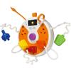 Katomi Busy Board Giocattoli Montessori 2+ Anni, Pannello Sensoriale con Interruttori e Prese, Luci e Musica in Inglese, Gioco da Viaggio per Motricità Fine (Senza Batterie)