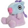Aurora World, 61508, BT21 MANG Palm Pal, 13 cm, giocattolo di peluche ecologico, viola e blu, viola e blu