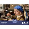 YTPONBCSTUG La ragazza con l'orecchino di perla Puzzle in Legno Impermeabile Puzzles Da 1000 Pezzi Per Adulti Sfidanti E Rompicapo Puzzle Per Decorazioni Domestiche