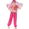 Generico Vestito Carnevale Bambina Ragazze Belly Dance Indianodel Costume Vestito Jasmine Bambina Ballo Insiemicarnevale Orientale Ragazzedanze Del Ventre Vestiti Bambin Gonna Frange Ragazze Costume Jasmine