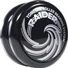 Yomega Raider - Professional Responsive Ball Bearing Yoyo, Great for Kids, Beginners and for Advanced String Yo-Yo Tricks and Looping Play. + Extra 2 Strings (Black/Black Cap)
