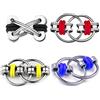 ZHjuju Flippy Chain Fidget Decompressione Giocattoli,Set di 4 Catene a Rulli e Catenelle Fidget Giocattolo Catena Della Bici per ADHD, ADD, Autismo, Sollievo Dall'ansia