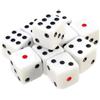 Lahviuu Dadi Poliedrici,10 pcs D6 Dadi per DND MTG Rpg Dungeons And Dragons 16mm Bianco