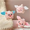 Sxhlseller Simpatico Peluche di Maiale Volante, Giocattolo di Maiale Volante Che Scuote la Coda di Peluche, Cerchio di Svolta Senza Batteria, con Design a Forma di di Cartone Animato per Bambini