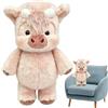 Giwoatln Peluche Di Cinghiale, 60cm Peluche Vitello Corsa, PelucheCinghiale, Vitello Che Corre Morbido Giocattolo, Bambola Da Collezione A Forma Di Pecora In Stile Cartone Animato Per Bambini E Ragazzi