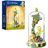 PAN TASY Le Petit Prince Set di Mattoncini Costruibili Lampada Stellare Modello Creativo Fai-da-te con Minifigure e Copertura Antipolvere Alta Trasparenza Regalo Mattoncini Premium per Decorazione