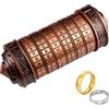 LINCMAN Cryptex - Scatola di puzzle da Vinci codice mini serratura Cryptex con scomparti nascosti compleanno di San Valentino misterioso regalo di compleanno per famiglia e amici