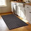LIWEIREN Tappeto Ingresso Casa 40 x 100 cm Lavabile, Resistente Allo Sporco Zerbino Impermeabile Lavabile in Lavatrice per Porte, Patio e Esterni, Grigio