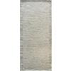 Pierre Tappeti Tappeto moderno NEW YORK TORTORA cornice con tinta unita effetto melange, passatoia cucina multiuso lavabile antiscivolo cm.55x140