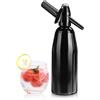 AstraLoom - Macchina per acqua frizzante portatile da 1 l, con regolatore di pressione, sifone per soda in alluminio per soda, cocktail, mojito, succo di frutta, tè freddo e bevande fatte in casa