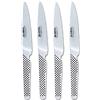 Global GSF-4023-Set di 4 coltelli da bistecca, 4, argento
