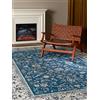 RugVista Nain Florentine, Tappeto, Orientali Medio Oriente Tradizionali Nain, 160 x 230 cm, Rettangolare, Pelo medio, Soggiorno, Sala da pranzo, Camera letto, Cucina, Lavabile solo a secco, Chiaro Blu