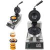 dosiwlatever UFO burger maker machine da 1200 W, macchina per hamburger in acciaio inossidabile con rivestimento antiaderente, controllo preciso della temperatura/temporizzazione, per uso commerciale/domestico