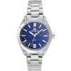Lorenz - Ginevra Gemstone Lady 030265LA - Orologio al quarzo Donna In Acciaio Inossidabile - Orologio con quadrante in vera pietra naturale lapislazzuli - Sub 100 metri