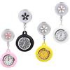 FOCCTS 4 pezzi orologio da infermiera retrattile, orologio da tasca orologio da infermiera puntatore con luminoso per orologio da tasca orologio da infermiera orologio da taschino con copertura