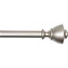 Amazon Basics Bastone per tenda estensibile con terminali a urna, diametro 19 mm, da 91 a 183 cm, nichel