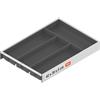 blum AMBIA-LINE portaposate Soft-Touch | organizer cassetto premium per cassetti e mobili da cucina moderni | protegge, ordina e organizza posate e utensili | 42×30×5 cm | Grigio/Bianco