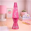 WONDEE Lampada Lava Barbie Rosa Con Glitter, [5 Modelli] Decorazione per la Stanza ipnotica e antistress per Bambina e Ragazze, Lava Lamp Originale Bambina, Regalo Barbie