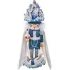 Kurt S. Adler Kurt Adler Hollywood 7 Swans - Schiaccianoci da 45,7 cm, colore: blu