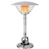 FANTASK Stufa elettrica per terrazze, con potenza di riscaldamento da 4000 W e base pesata per piano del tavolo, riscaldatore portatile con protezione contro il ribaltamento e il surriscaldamento per