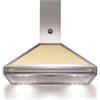 Bertazzoni K90HERCRA - Cappa Aspirante 90 cm, Parete Acciaio Inox e Crema Classe Energetica A