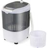 MEDIMALL GX24977-PE Mini lavatrice e giunto girevole 1,8 kg, semiautomatico, compatto, per lavanderia, appartamento, camera da letto, camper, lavatrice, portatile, capacità 2,7 kg