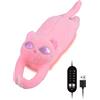 ZimiTeda Tappetino riscaldante a forma di gatto per crampi mestruali con alimentazione USB, calore istantaneo, tappetino riscaldante portatile per alleviare i crampi mestruali (rosa)