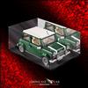 SHOWCASE LAB TECA IN PLEXIGLASS ACRILICO-SHOWCASE-TECA PER SET LEGO®10242-MINI COOPER-DISPLAY