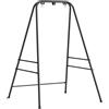Outsunny Supporto per sedia sospesa e amaca, 183 cm, supporto per altalena con struttura in acciaio, cuscinetti antiscivolo e 2 moschettoni, per interni ed esterni, carico 150 kg, nero