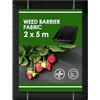 HO-SFSM Telo Pacciamatura, 2 m x 5 m, 80g/m², Foglio per Erbacce,Tessuto di Protezione dalle Erbacce, per Giardinaggio, Agricoltura