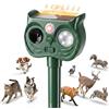 Ciomexiy Dissuasore Gatti, 2026 Repellente per Volpi Ultrasonico Solare con 2 Modalità e Luce LED, Dissuasori Cani Giardino IP45 Impermeabile per Gatto Cane Volpe Cervo