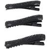 Solida Mollette per capelli Strass nere Fermacapelli 3 pz.