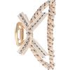 Solida Haarklammer mit Stoff beige Fermacapelli 1 pz.