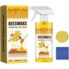 DITU Beeswax Spray Cera per Legno, Ripristina la Brillantezza e Rimuove i Graffi, per Pavimenti e Mobili in Legno 120g (1 bottiglia)