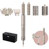 Shark FlexStyle HD446SLUK - Spazzola per capelli 5 in 1, spazzola ovale, concentratore, diffusore e custodia, nessun danno al calore, colore: pietra