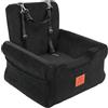 GL GLENSLAVE Seggiolino auto per cani di piccola e media taglia, in memory foam (nero)