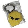 Generico Portachiavi UFO/Alien (Alieno standard, Plastica, Giallo)