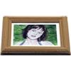 Generico Calamita Mini opera d'arte 50x42 mm - Milla (Ritratto Milla Jovovich di Sergio Lanna)
