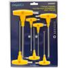 Dapetz Impugnatura a T Torx Star Chiave Cacciavite Chiavi a Brugola Set Attrezzi T15 T20 T25 T27 T30 T40 T45