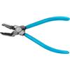 Sandyseptember Pinza per rimozione rivetti, pinza per rimozione clip di taglio, con manico ergonomico e meccanismo a molla per portiera dell'auto (A)