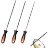 QEEROYO Lima per Motosega, Affila Catene Motosega, Raspe per Motosega, Affilacatene Per Motosega Generale, Lima Per Motosega Con Impugnatura, 4.0/4.8/5.5mm, Strumenti per L'affilatura Adatte per Motosega