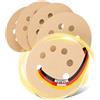 Woltersberger® 50 dischi abrasivi eccentrici Ø 125 mm | Grana P40 | 8 fori in oro | per una levigatura ottimale, versatile
