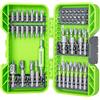 Greenworks Bit di avvitamento duri (set completo da 70 pezzi con bit pick and click adatti a tutti gli avvitatori a batteria)