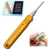 JRready DRK-HD10A (09990000012) HARTING Connettore Pin Tool KIT Contatti Estrattore Strumento di Estrazione Terminale Kit di rimozione Harting/TE Heavy Duty HAN D 10A Contatti Solidi, Diametro interno
