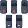 Générique BFT MITTO COOL C2 (sostituisce MITTO 2B Ref: rcb02 r1) - Telecomando blu a 2 pulsanti per cancelli e porta del garage - 433,92 MHz - Codice girevole - U-Security (Blu Set di 5 telecomandi)
