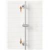 KES Barra scorrevole per doccia interamente in metallo, 76,2 cm (non in plastica), con supporto regolabile per soffione doccia, in acciaio inox 18/8, con staffa regolabile e fori esistenti, in acciaio