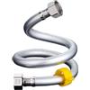 Generic Tubo flessibile for doccia in PVC ad alta pressione G1/2 da 20/200 cm, prolunga for doccia da bagno, tubo idraulico, accessori for soffione doccia(B,30cm)